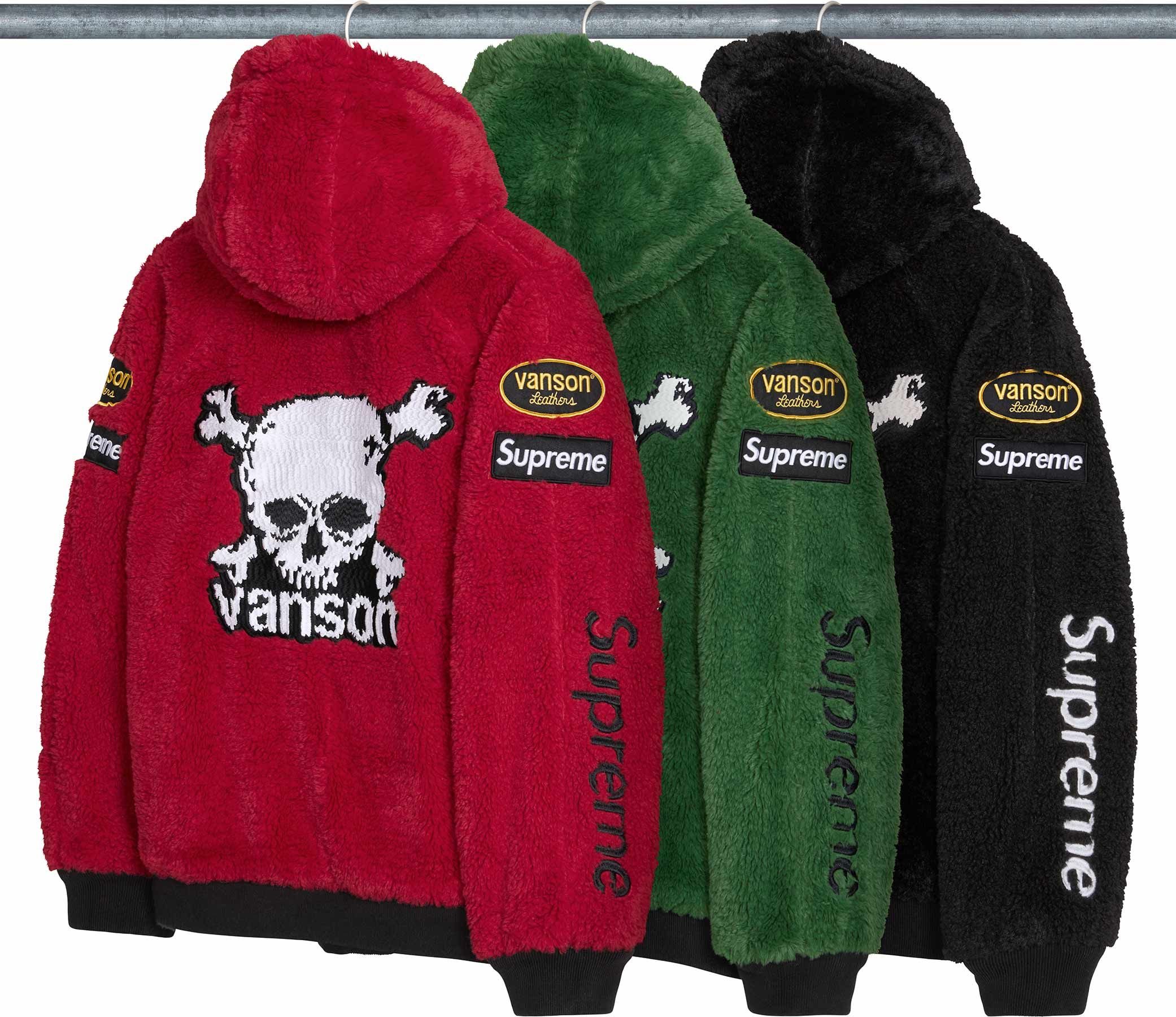 Supreme®/Vanson Leathers® Reversible Quilted Hooded Jacket view 7